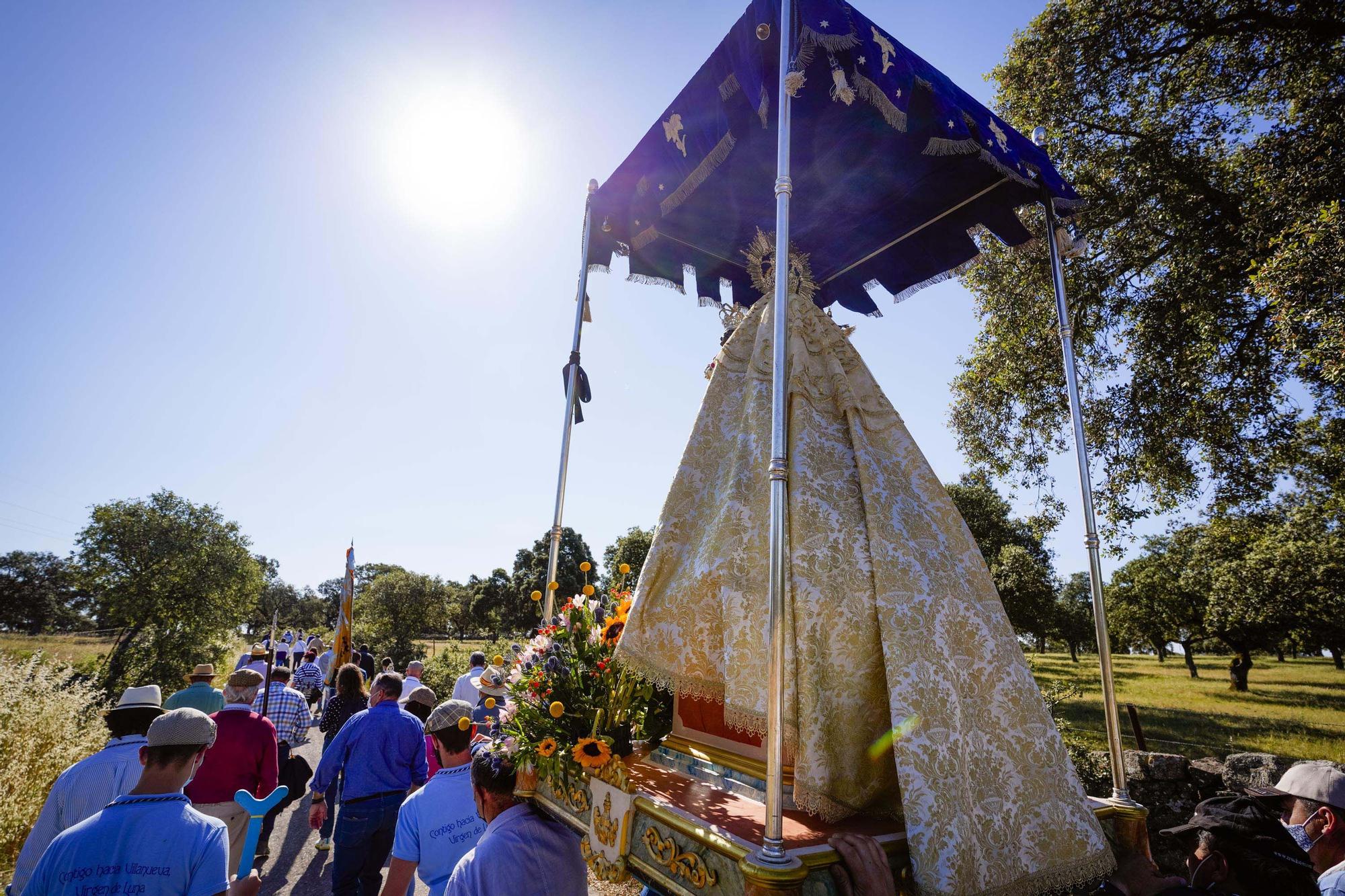 La Virgen de Luna llega a Villanueva de Córdoba