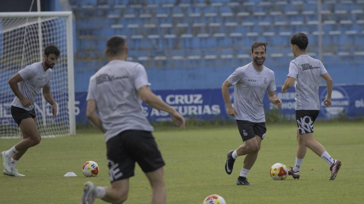 Campabadal, durante el entrenamiento de ayer.