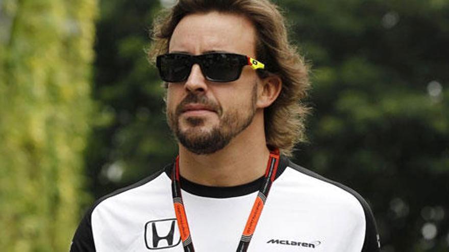 El piloto asturiano Fernando Alonso