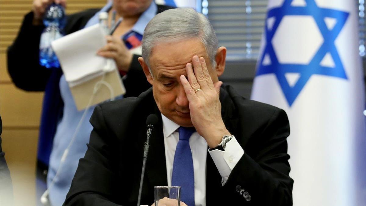 El primer ministro israelí, Binyamin Netanyahu, durante una rueda de prensa el pasado 20 de noviembre en la Kneset.