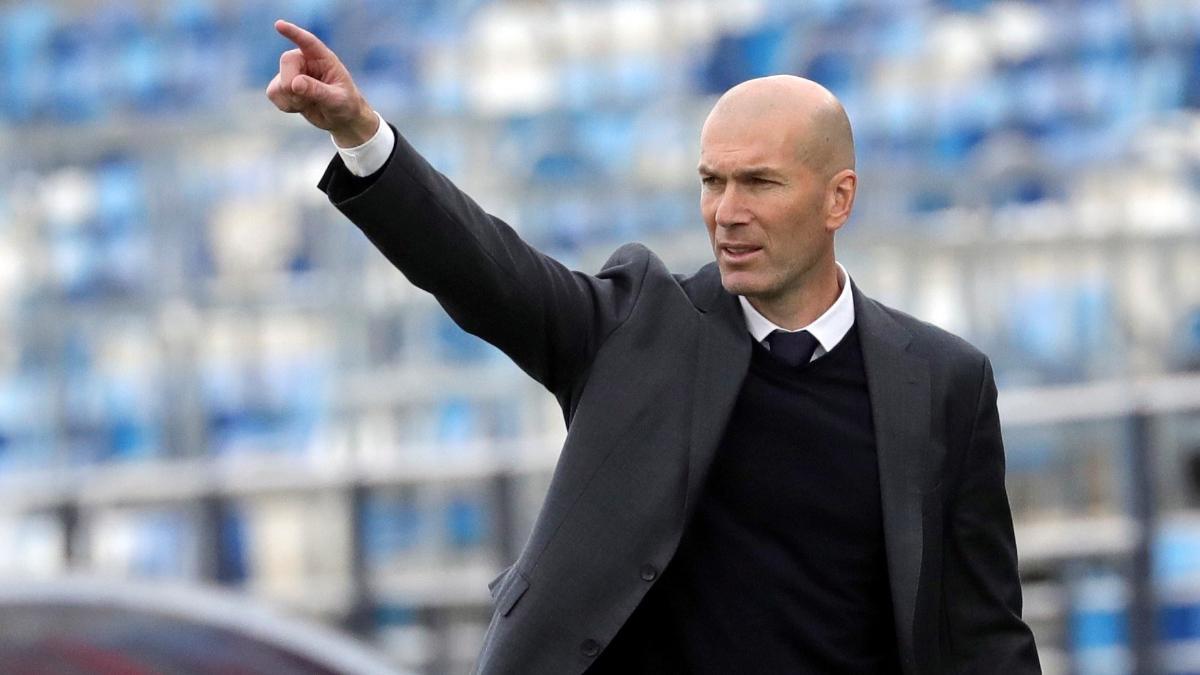 Así salió Zidane del Bernabéu tras ver el partido ante el Celta