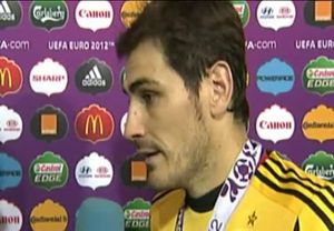 Declaracions de Casillas després que ’la Roja’ guanyés Itàlia per 4-0 en la final de l’Eurocopa.