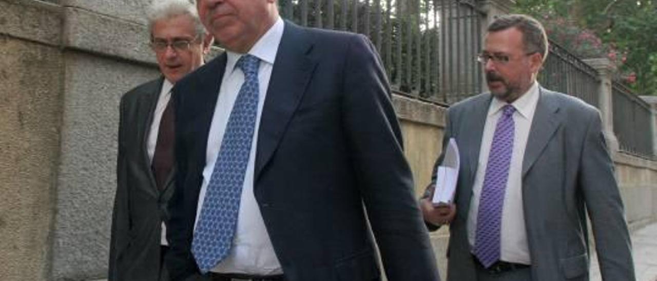 Roberto López Abad tras una de sus comparecencias en la Audiencia Nacional