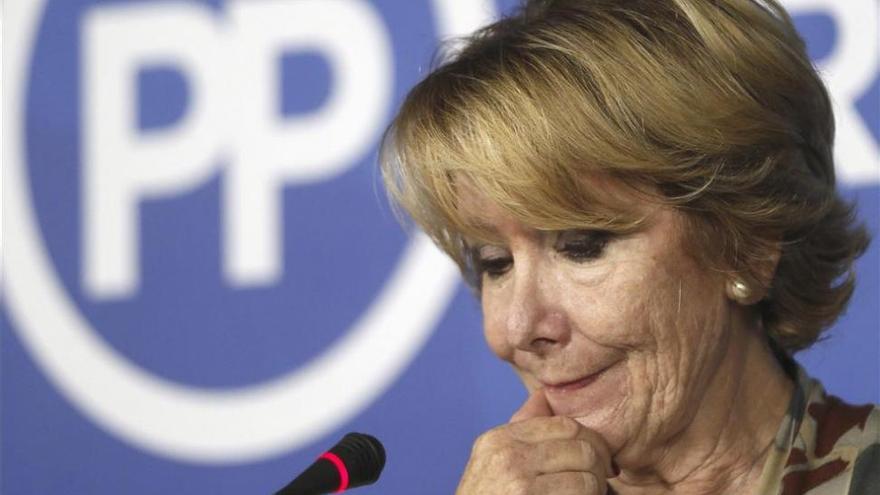 Aguirre niega cualquier tipo de financiación ilegal en el PP de Madrid
