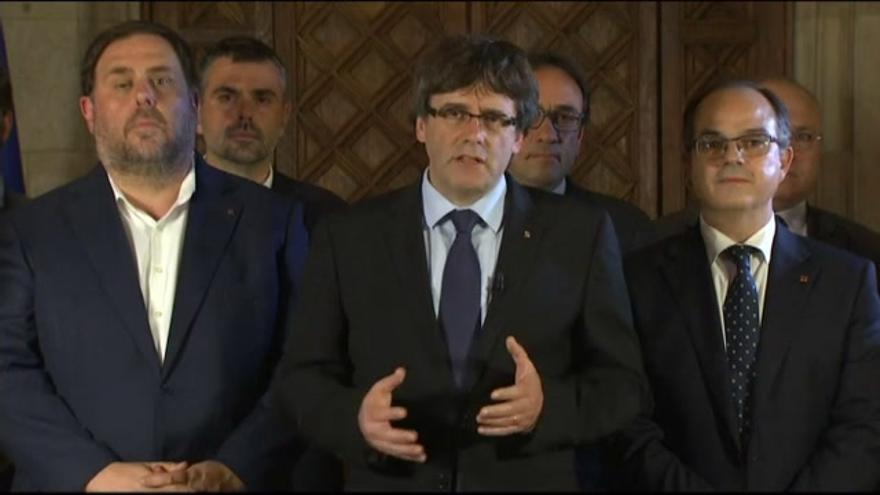 Puigdemont trasladará los resultados del 1-O al Parlament “en los próximos días”