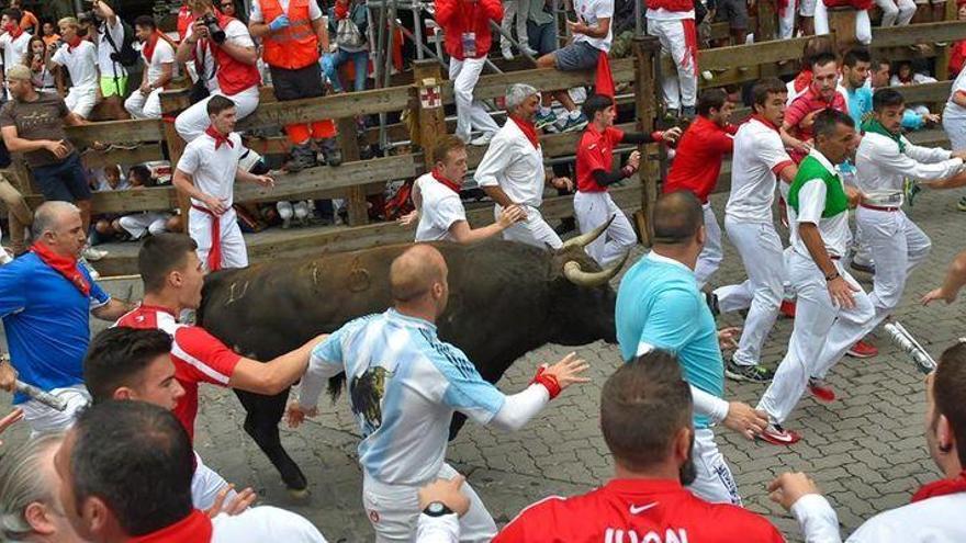 Un vecino de Segorbe ha resultado herido en el séptimo encierro de San Fermín