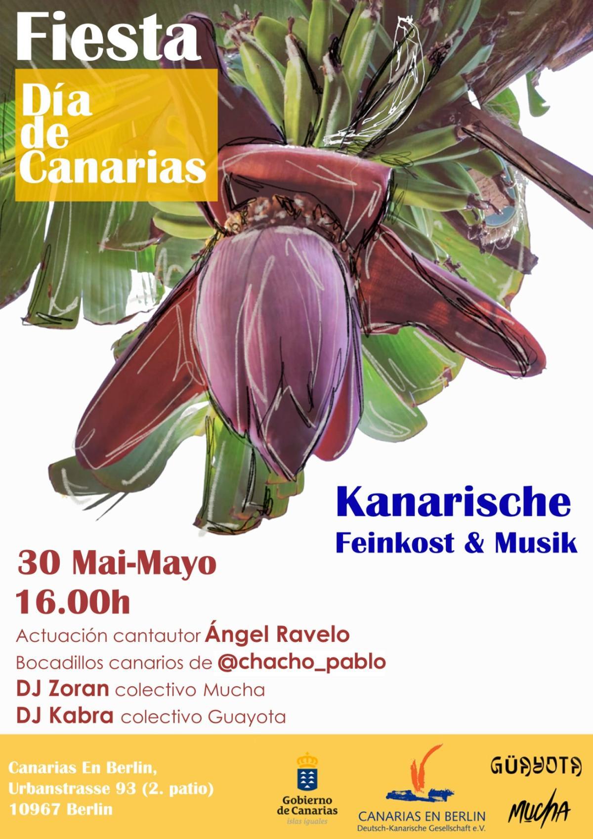 Cartel de la celebración del Día de Canarias en Berlín.