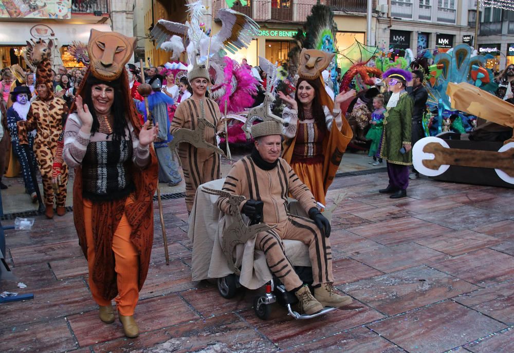 Sábado de carnaval en Málaga