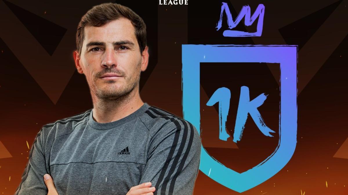 Casillas en la presentación de su equipo de la Kings League