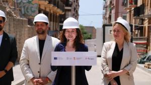 La secretaria de Estado de Turismo, Raquel Sánchez Grau, y el alcalde de Tarragona, Rubén Viñuales.