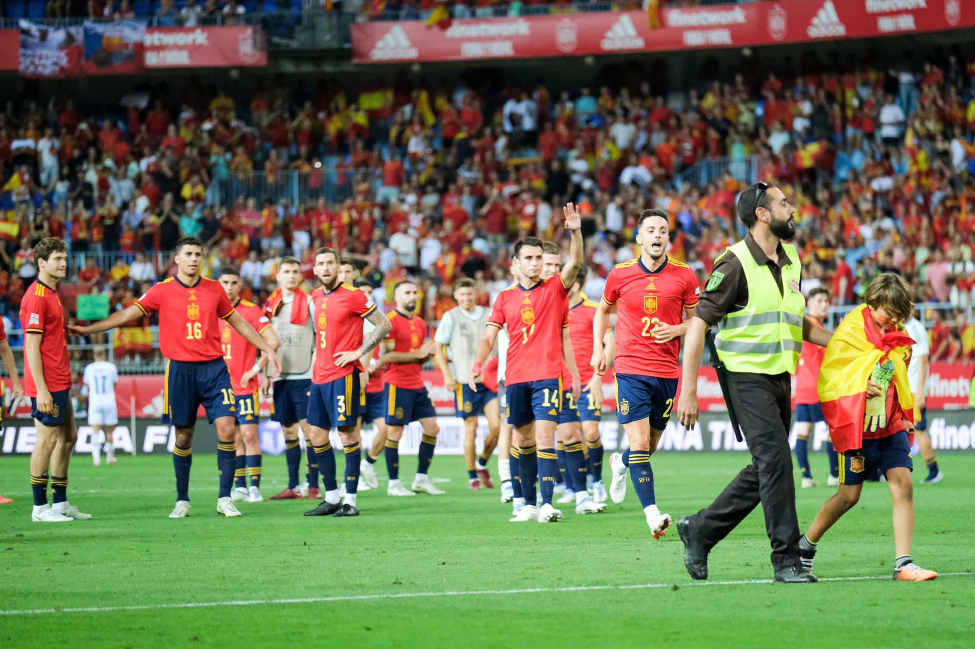 El España - República Checa en La Rosaleda, en imágenes