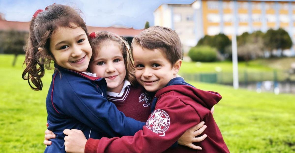 Alumnos de las Dominicas de Gijón. | Cedida  a Lne