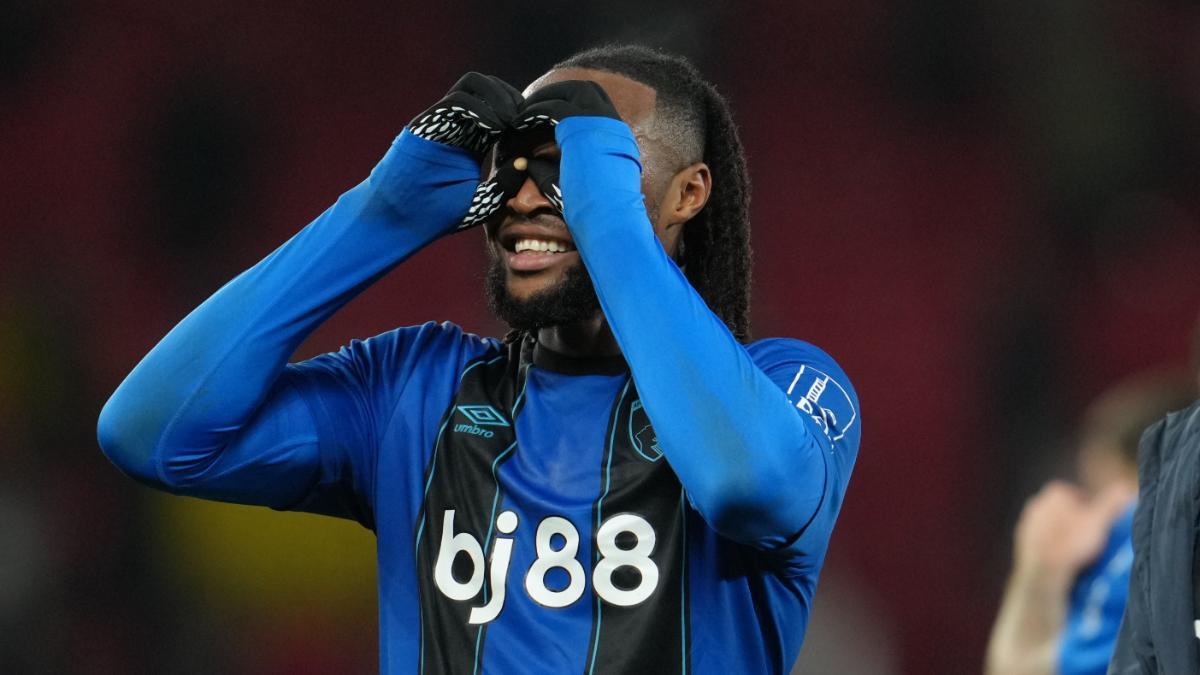 Antoine Semenyo, jugador del Bournemouth, durante un partido de la temporada 2025-26