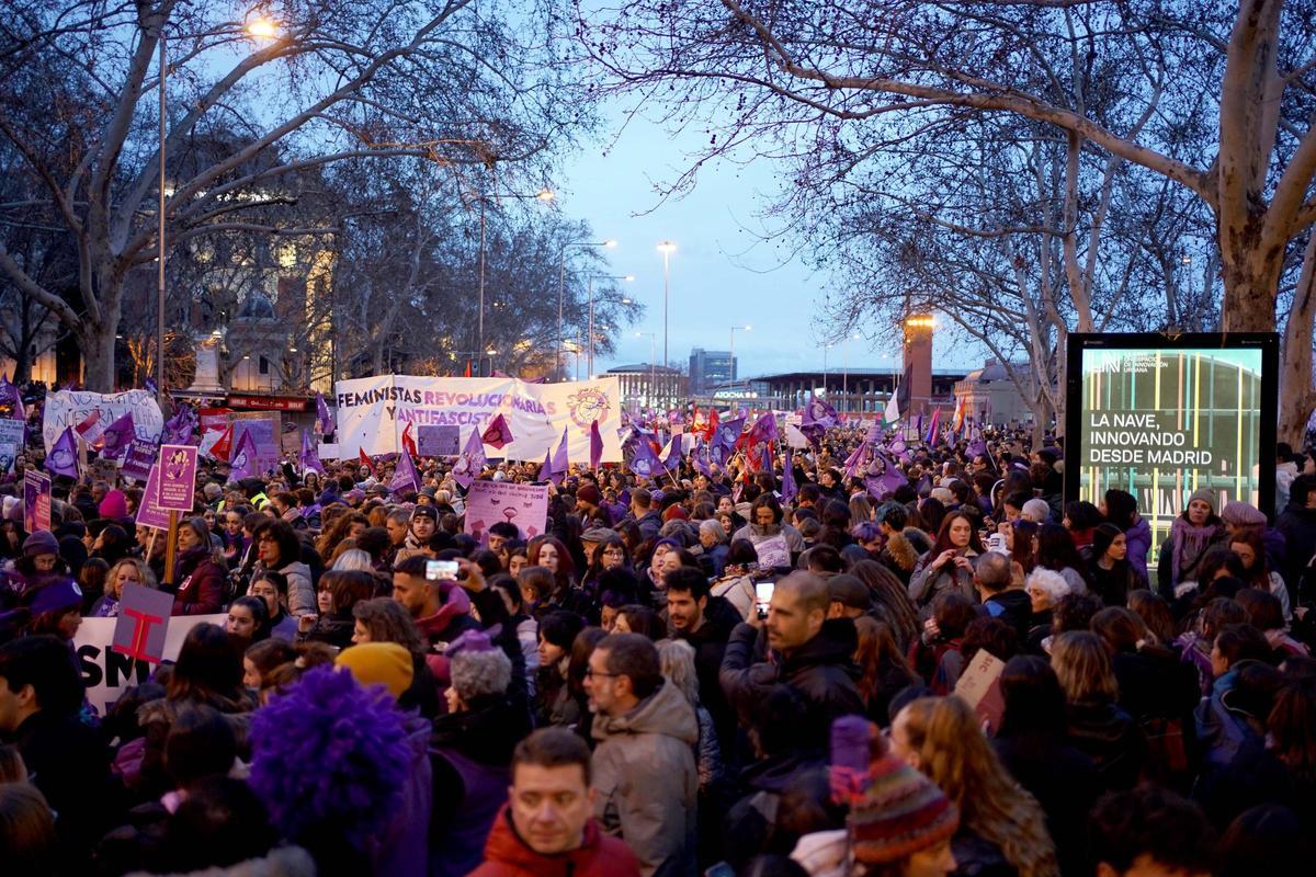 Madrid se moviliza el 8M, día internacional de la mujer