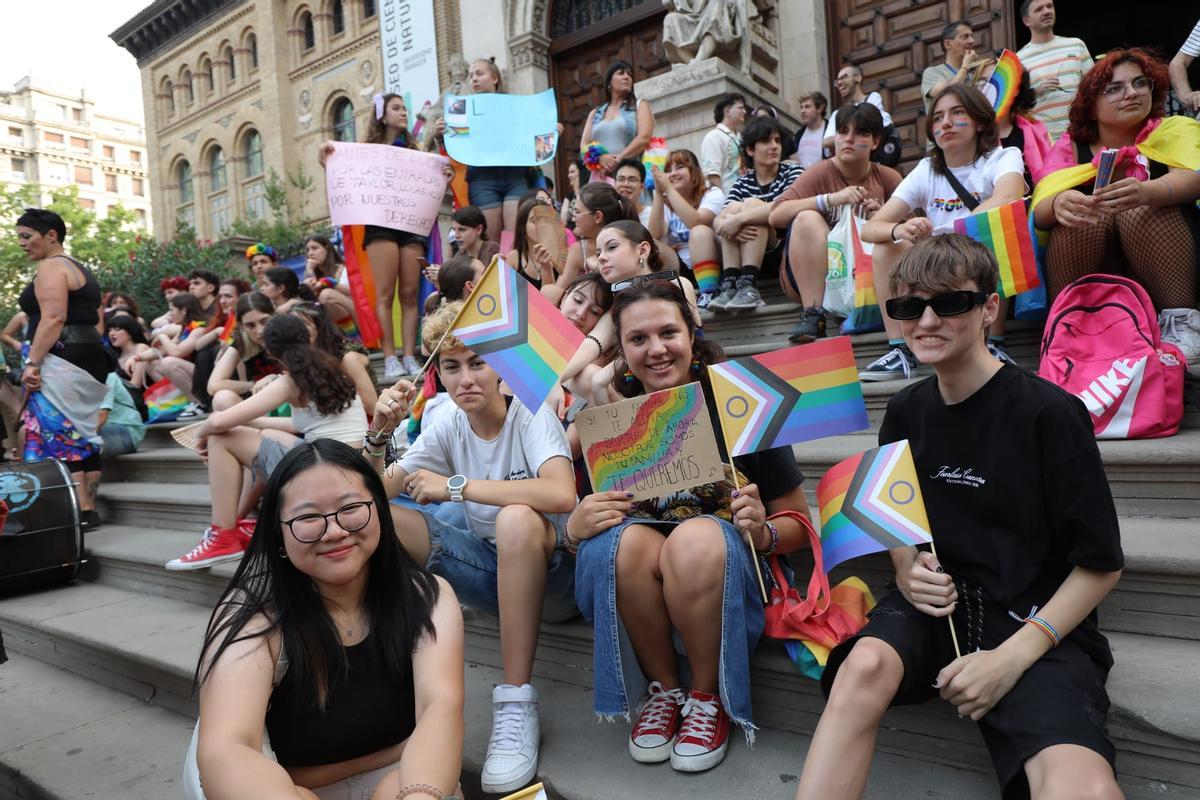 Manifestación del Día del Orgullo LGTBI en Zaragoza