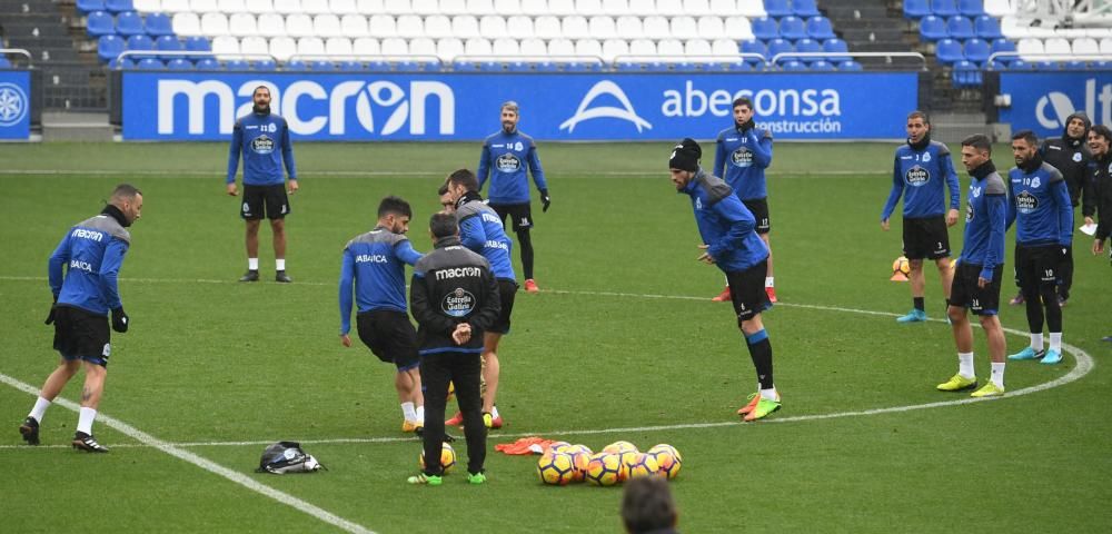 Última sesión del Dépor antes del Camp Nou