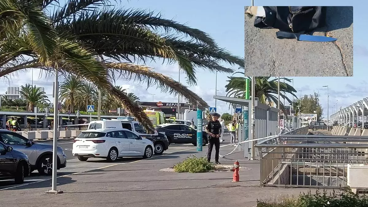 El atracador del asalto en el aeropuerto de Gran Canaria recibió cinco disparos