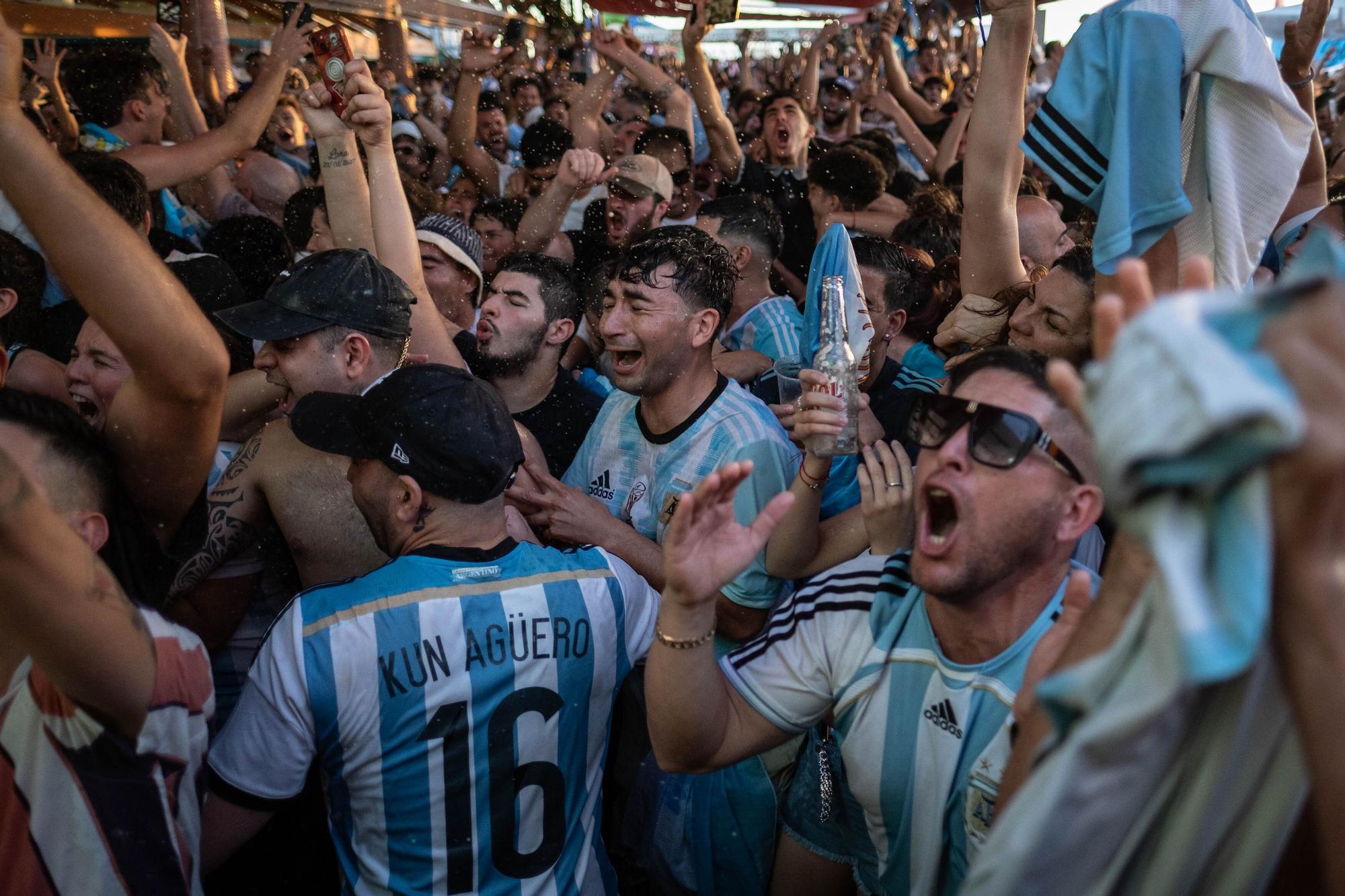 Celebración del Mundial de los argentinos afincados en Tenerife