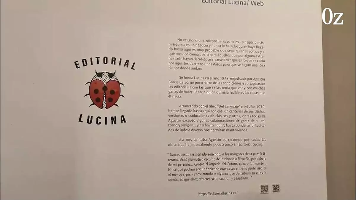 Desde su primer premio de poesía con 14 años a su salida a Francia en un 2CV: Lo más desconocido de Agustín García Calvo