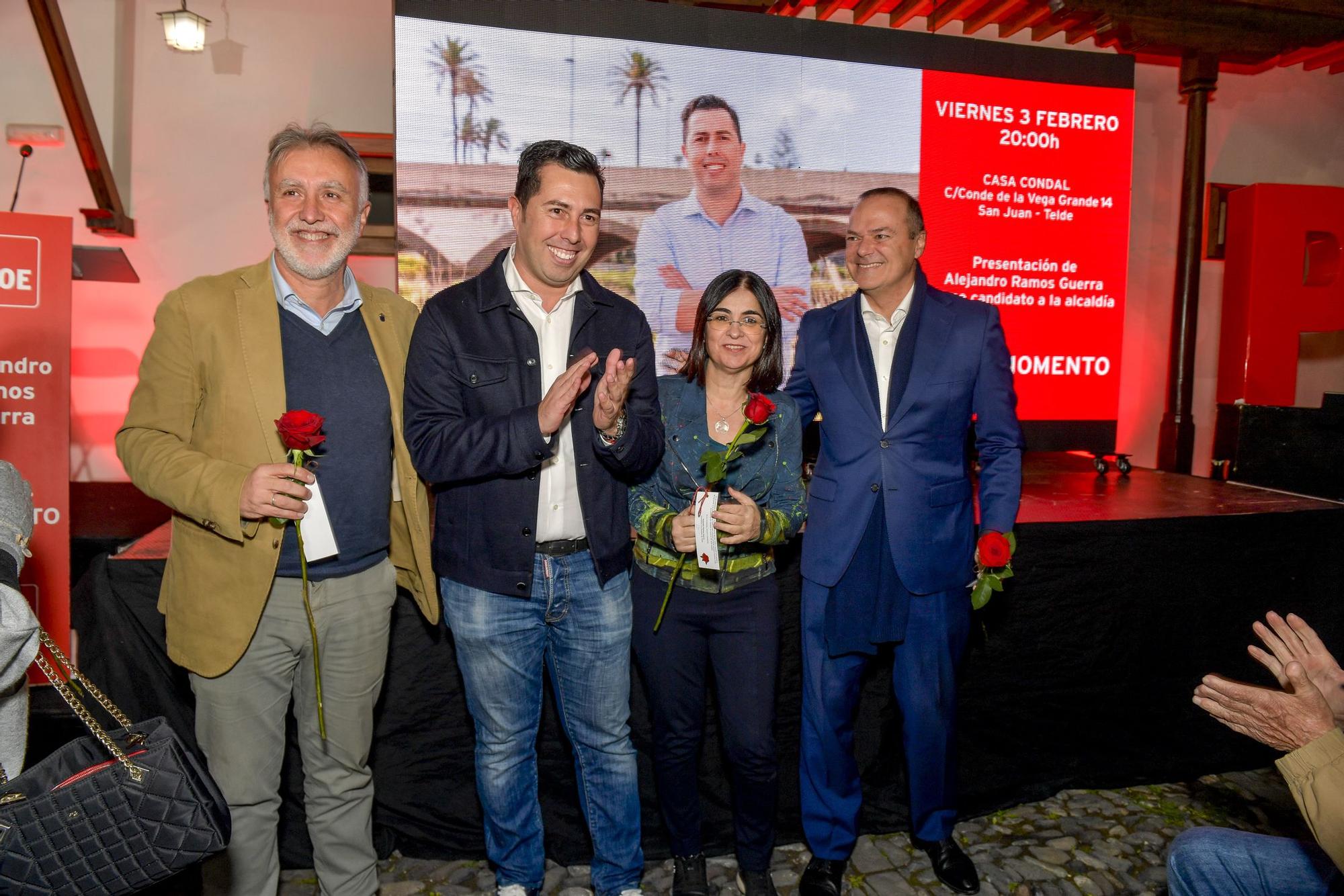 Presentación del candidato del PSOE Alejandro Ramos