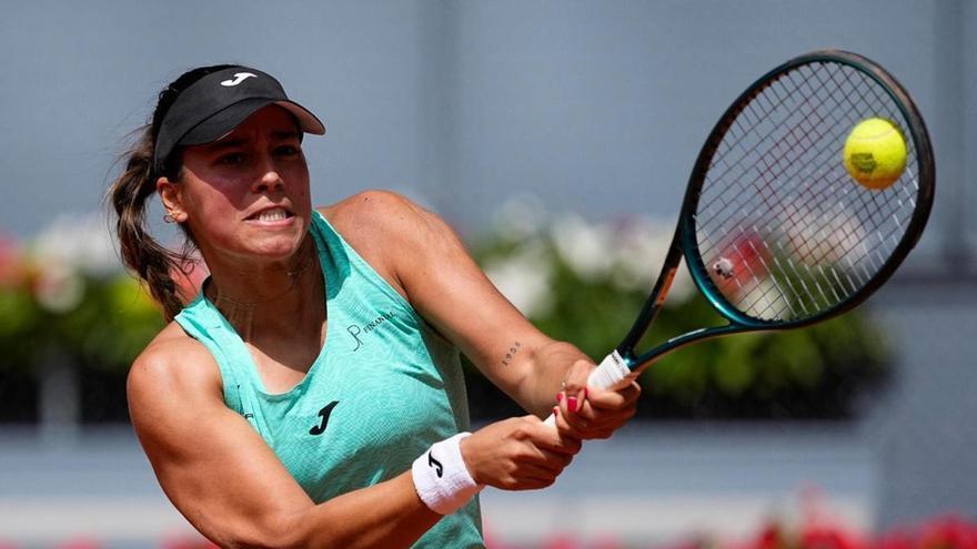 Jéssica Bouzas se reencuentra en Madrid con su mejor tenis