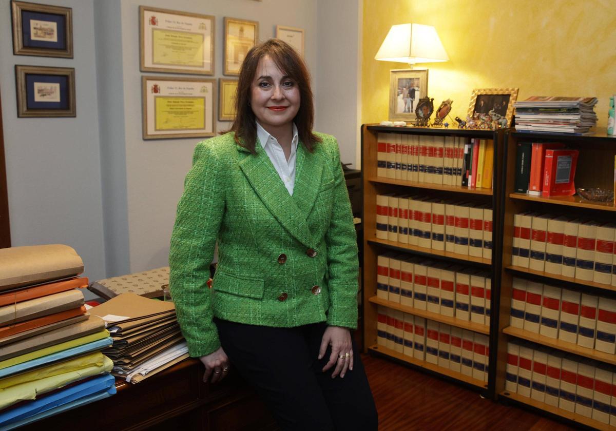 Yolanda Pérez, en su despacho.