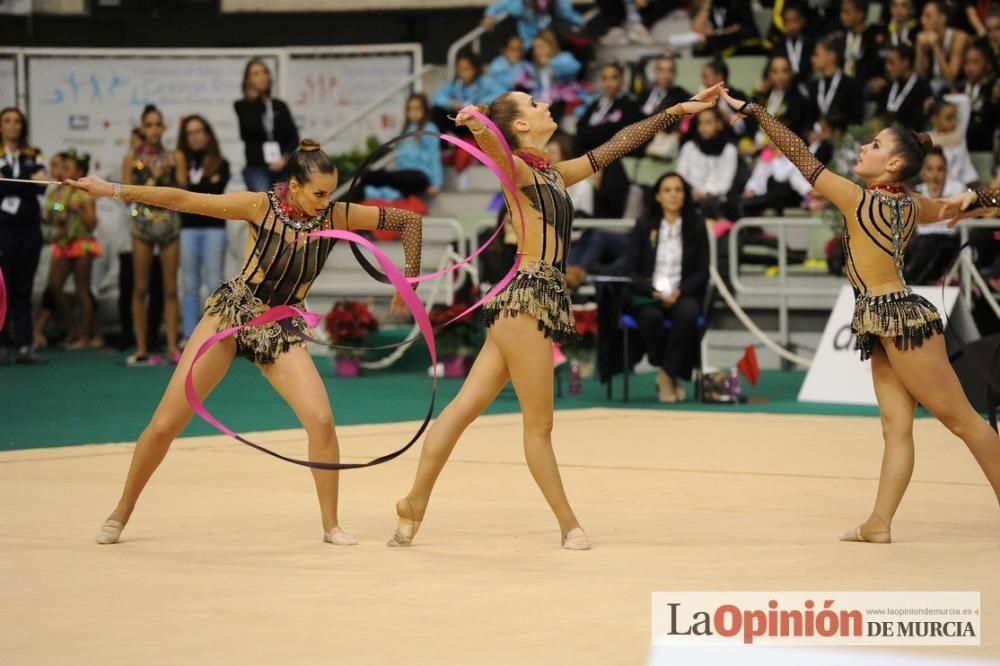 El Campeonato de España arranca en el Palacio de los Deportes con el Rítmica Pozuelo, Ruth Ritmo, Calpe, Praxis y Mabel como líderes