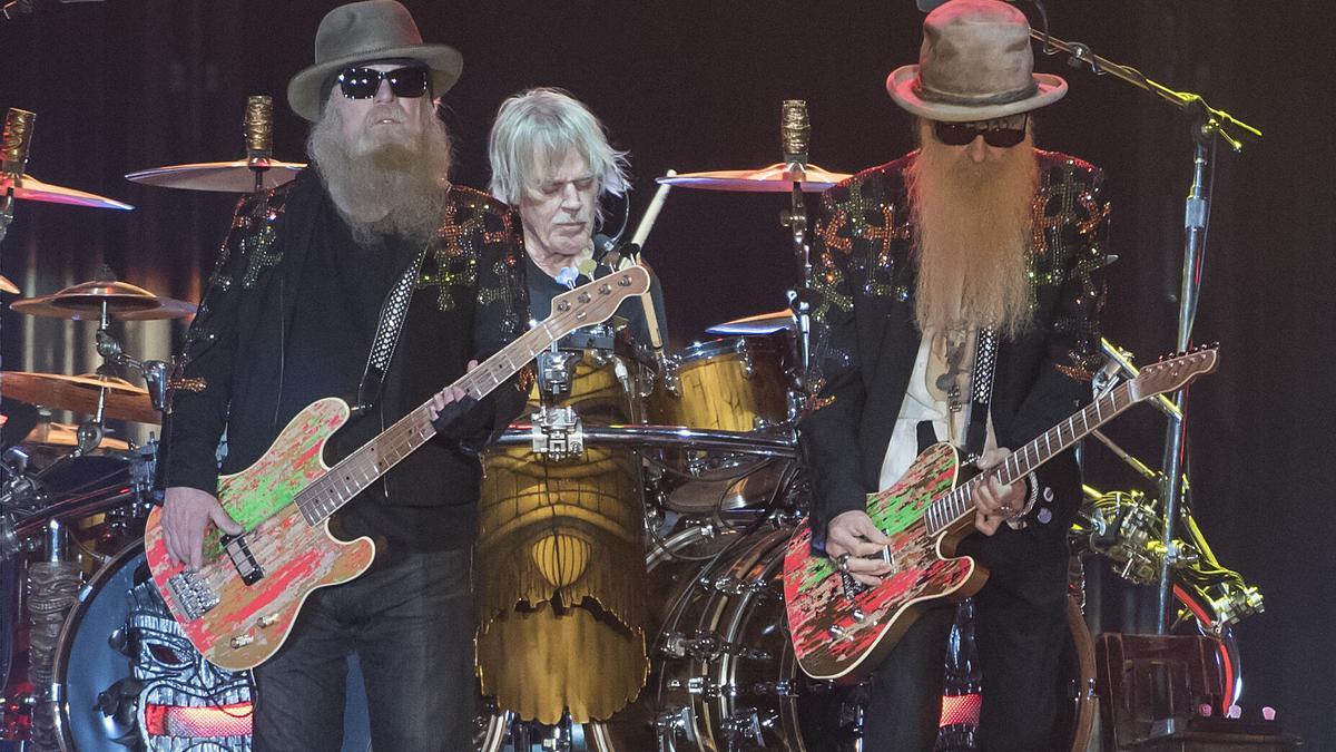 El grupo estadounidense ZZ TOP en el Rock Fest 2019.