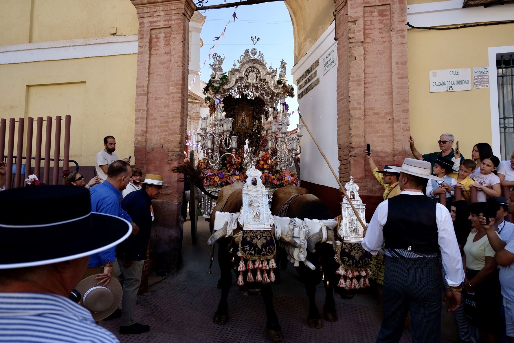 Salida de la hermandad del Rocío de Málaga