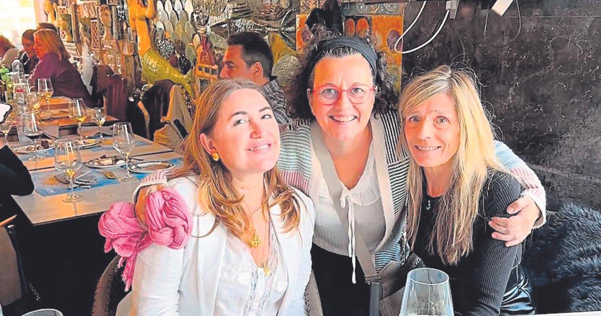 Eli Leon, Marita Boto y Mireia Cavallé.