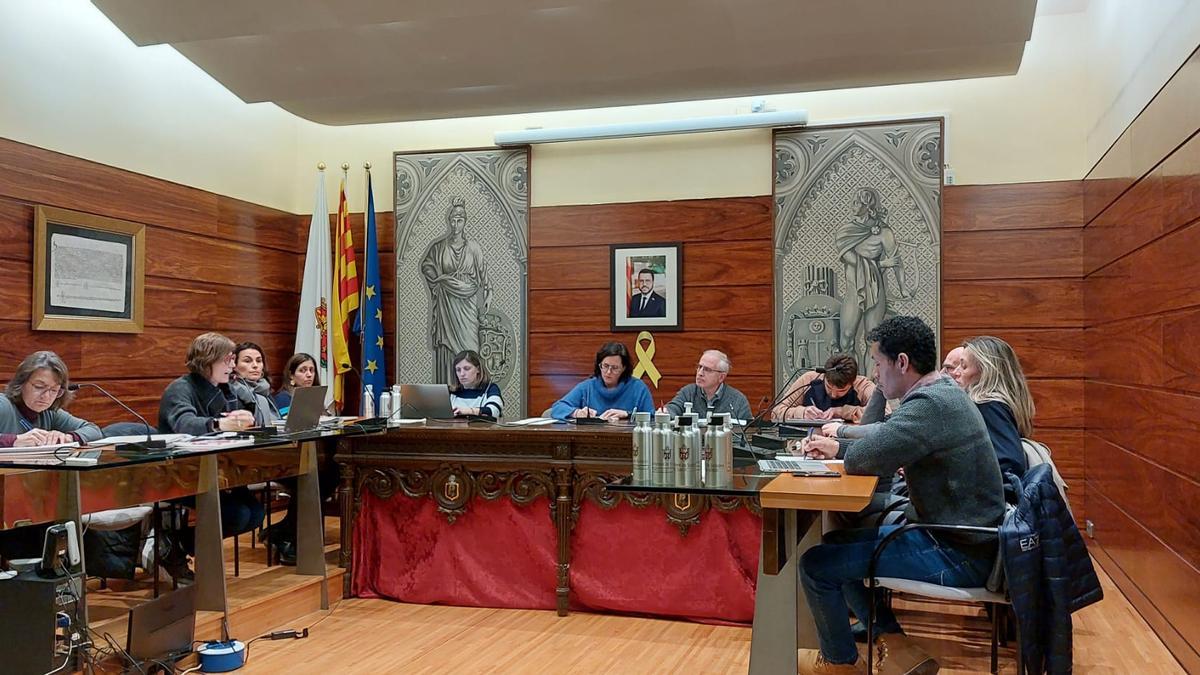 Els regidors i l’equip de govern de Solsona al ple d'aquest dijous