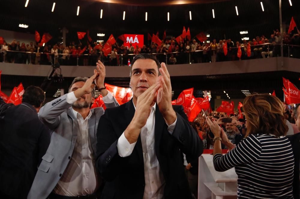 Mitin de Pedro Sánchez en Torremolinos en la campaña del 10-N-