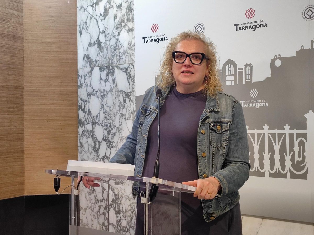 La portavoz del gobierno municipal del PSC en Tarragona, Sandra Ramos.