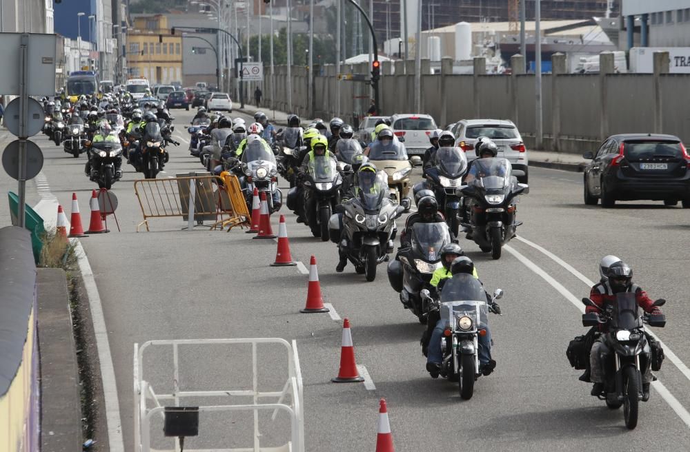 Concentración Motera Motopolis 2018 en Vigo: las motos de los agentes rugen en la ciuda