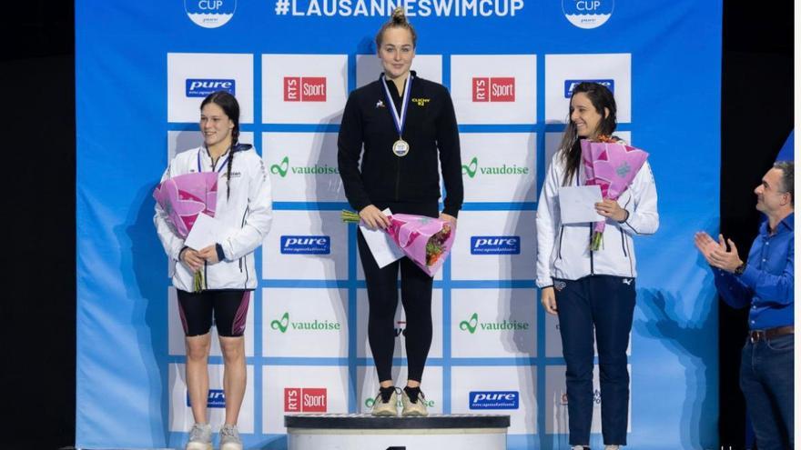 Ángela Martínez logra dos medallas con España en el Meeting de Lausana