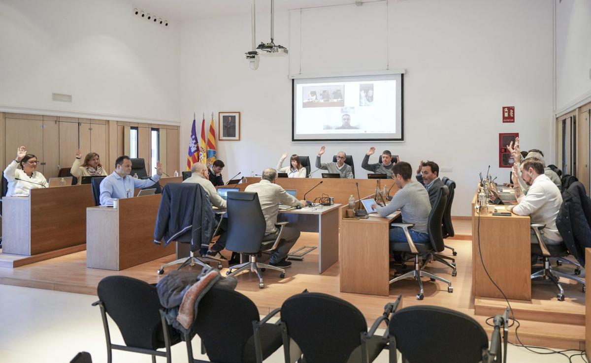 Una de las votaciones del pleno ordinario del pasado mes de noviembre. | CIF