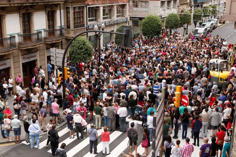 Concentración en Gijón