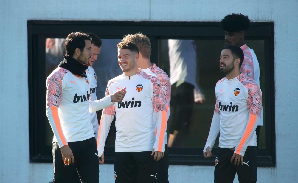 Entrenamiento del Valencia cf