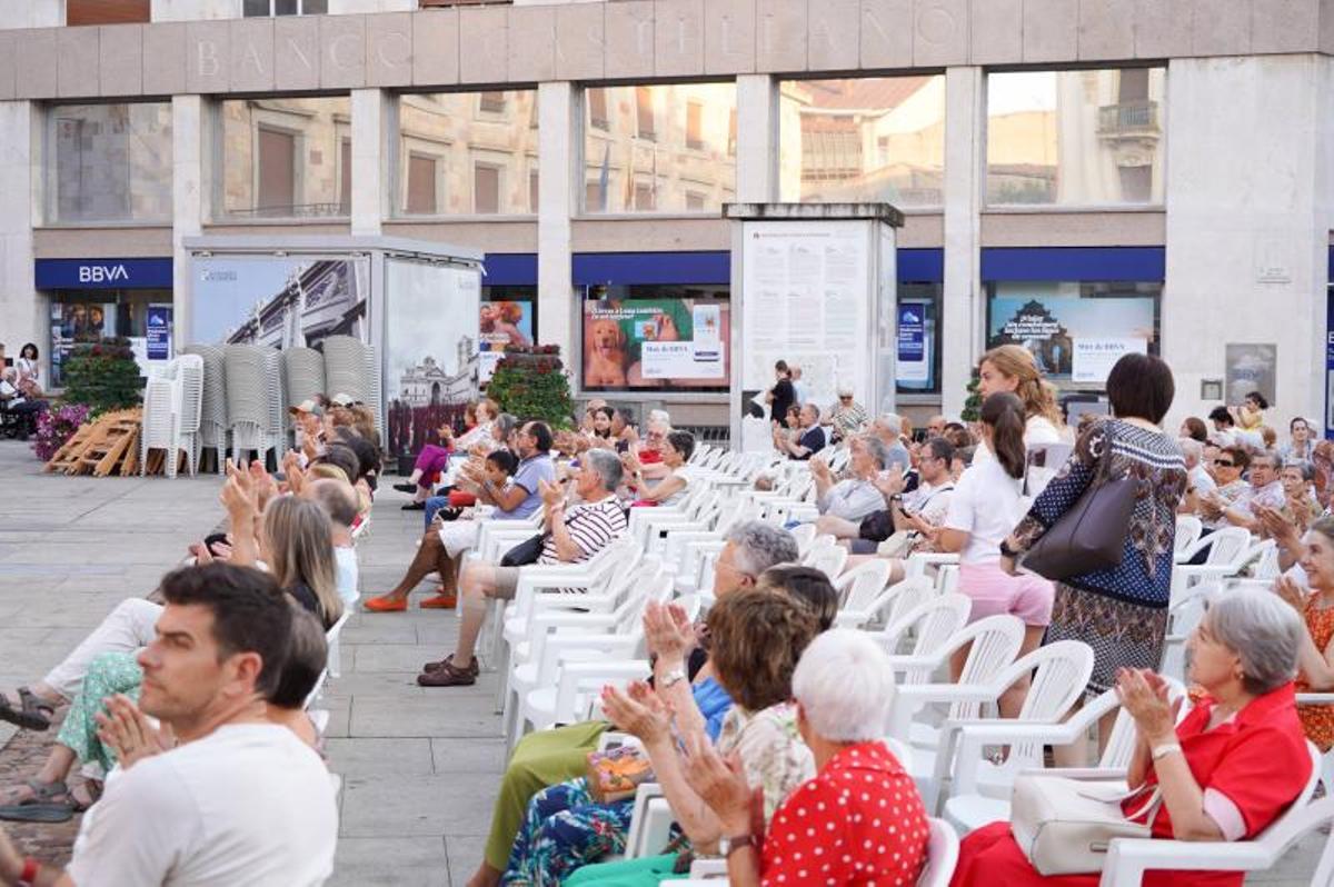 Público asistente al concierto de Quinteto Scherzo