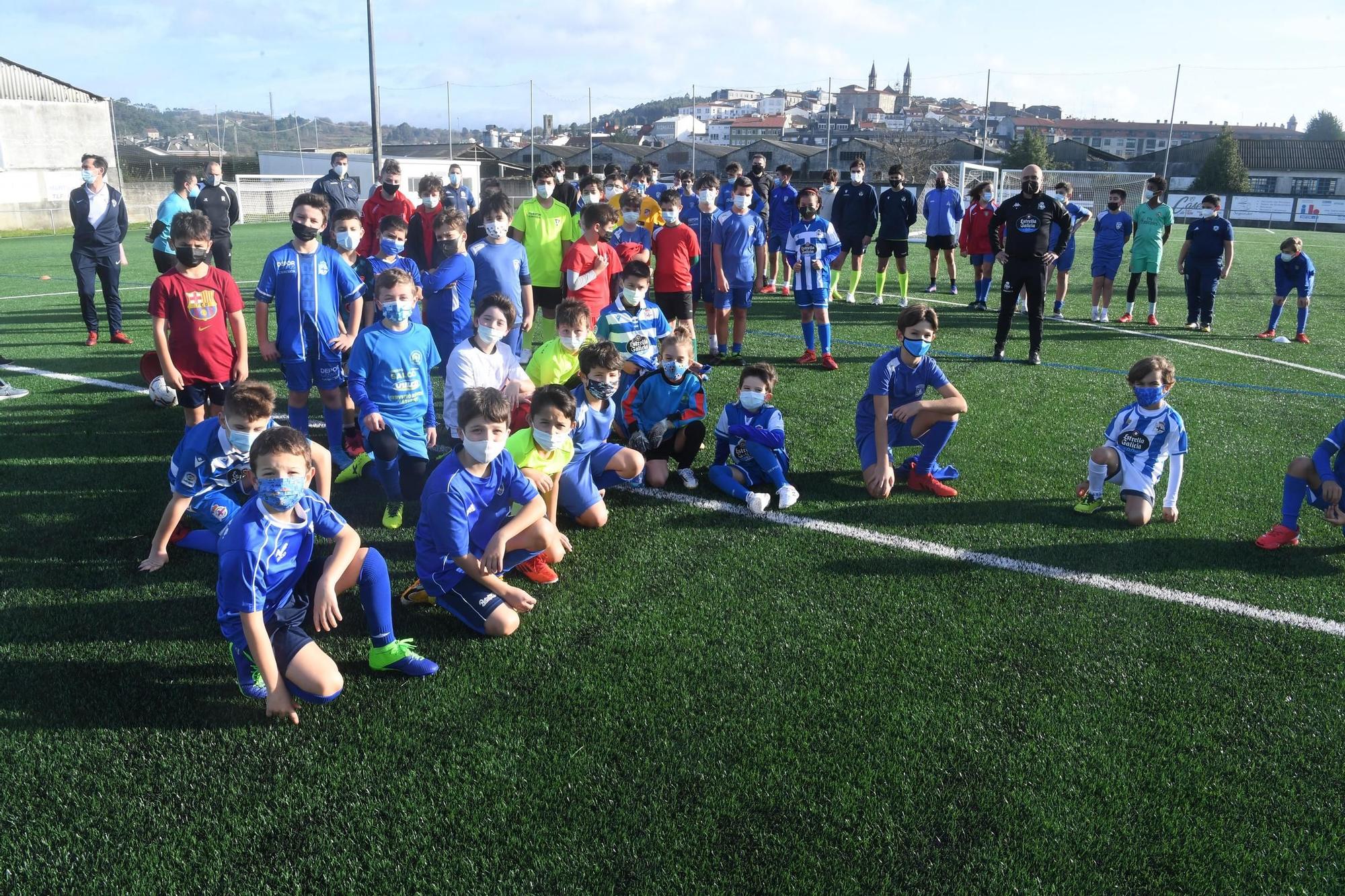 Solidaridad futbolera en Betanzos