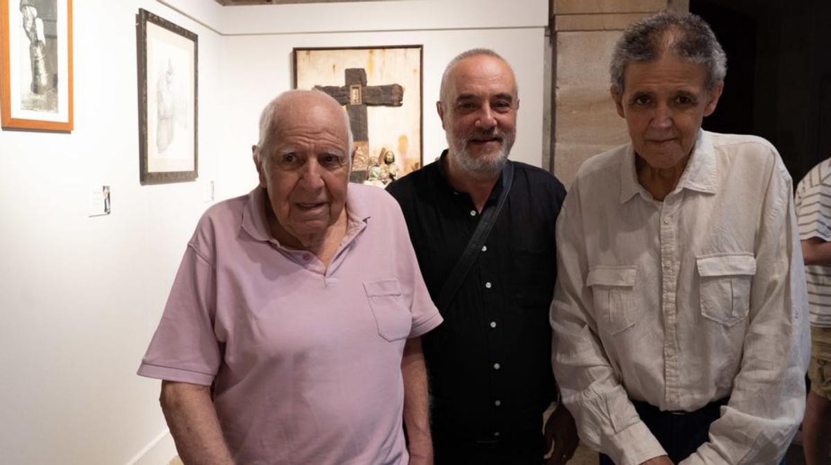 Ricardo Flecha Valle, José Ángel Rivera y Ricardo Flecha Barrio. | J. L. F.