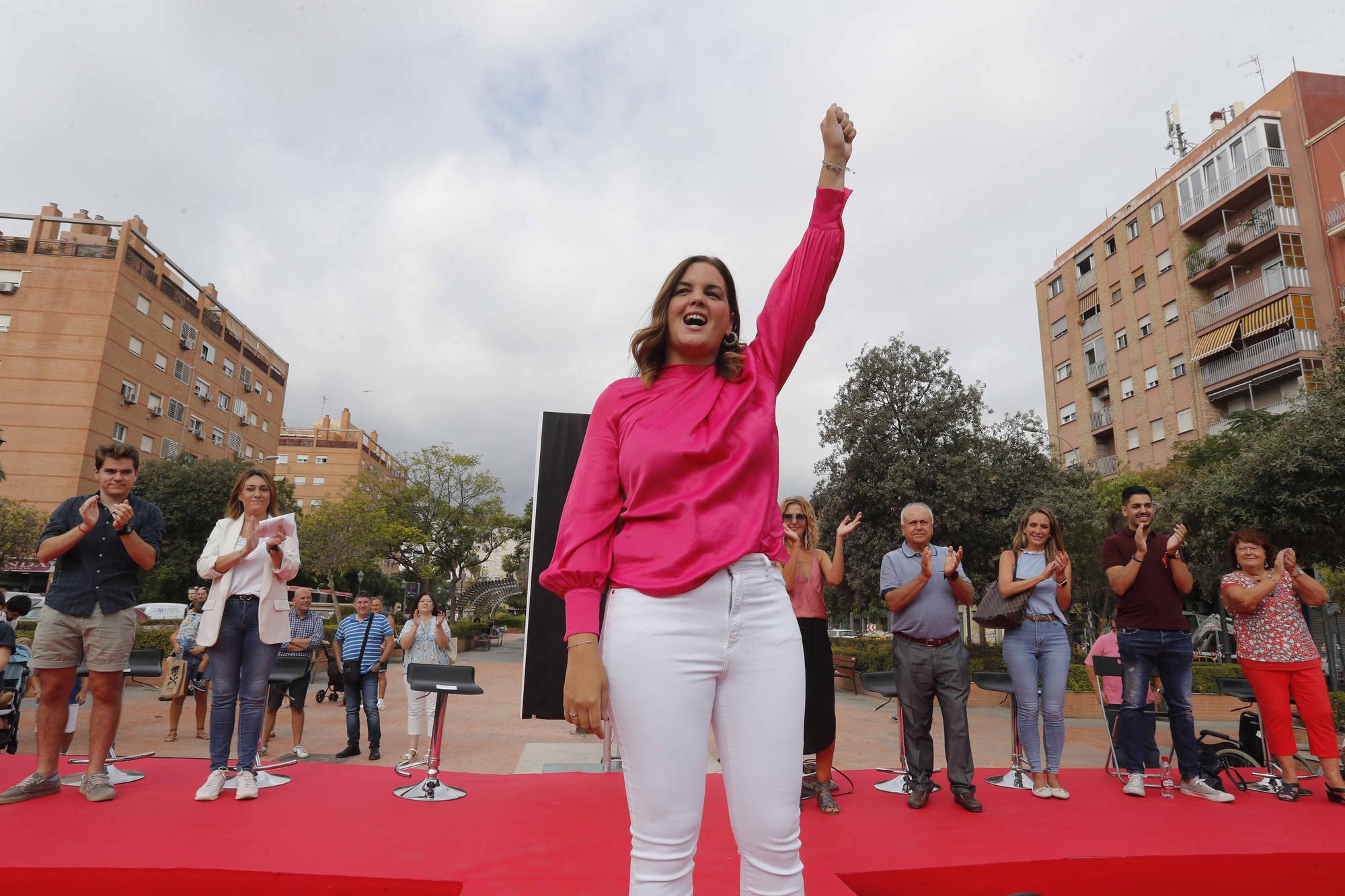 Presentación de la candidatura de Sandra Gómez a las primarias del PSPV