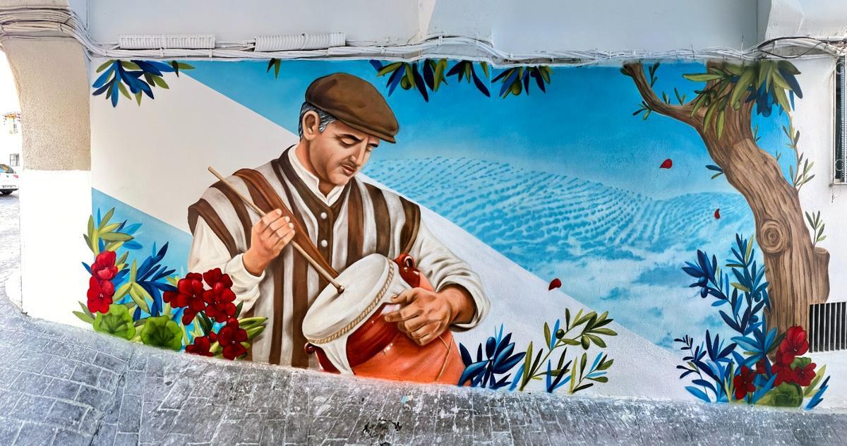 Mural del segador en Luque
