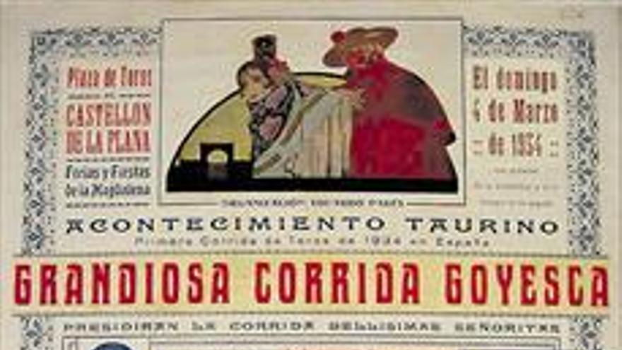 Castellón ya honró a Goya el año 1934