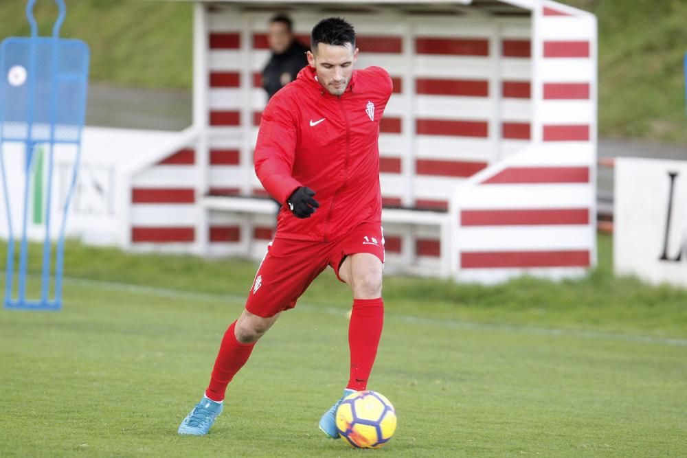 Entrenamiento del Sporting