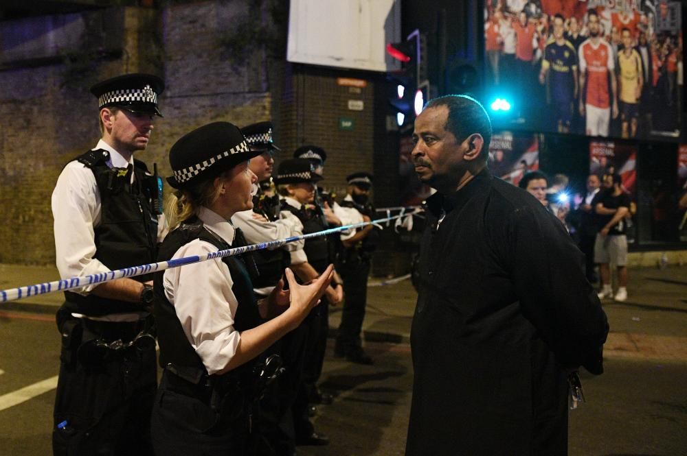 Atropello múltiple junto a una mezquita en Londres