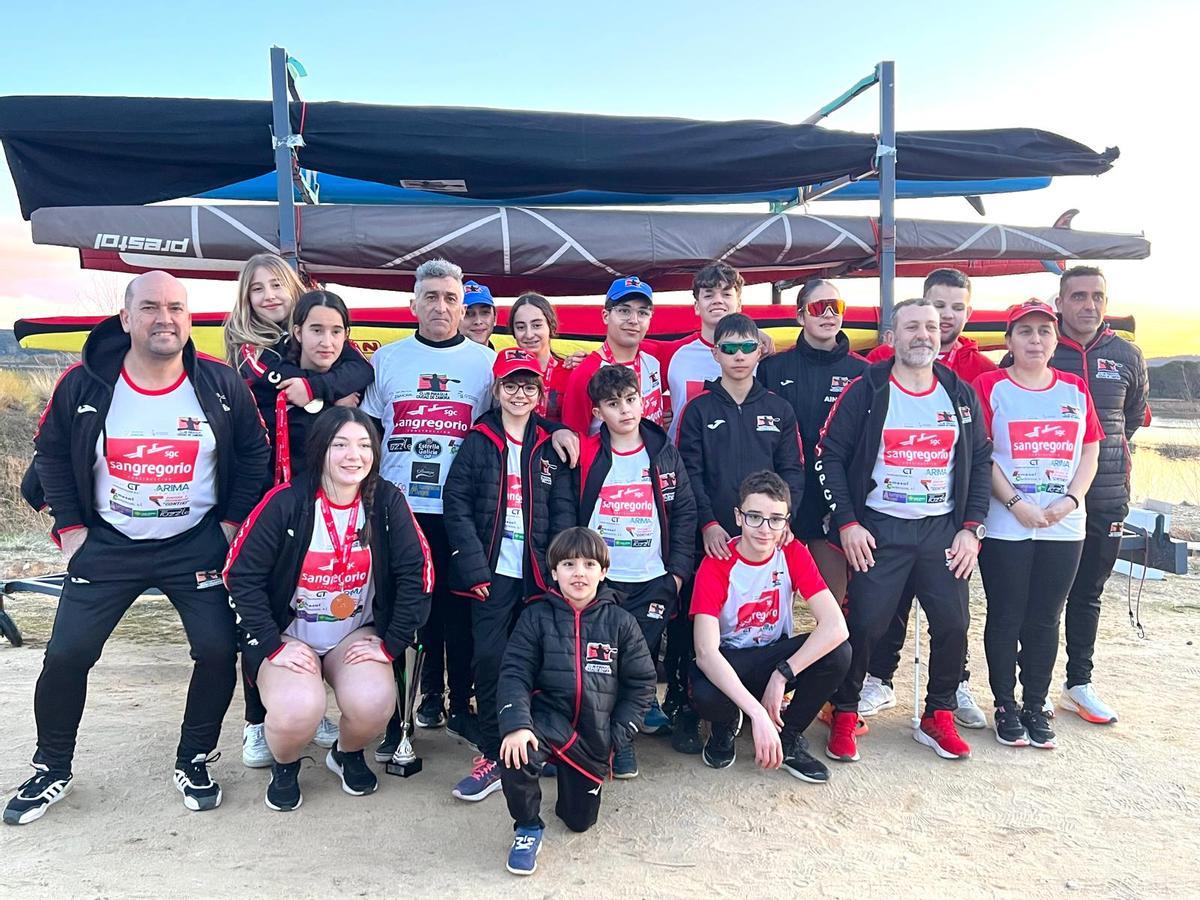 Equipo del San Gregorio Piragua Ciudad de Zamora