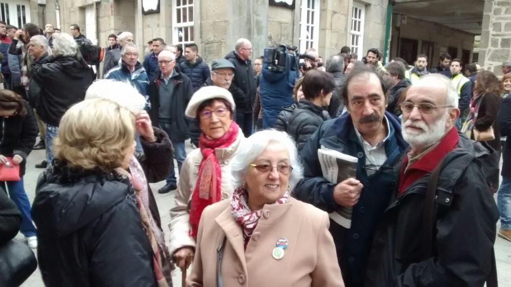 Expectación en Pontevedra ante la declaración de Mariano Rajoy como "non grato"