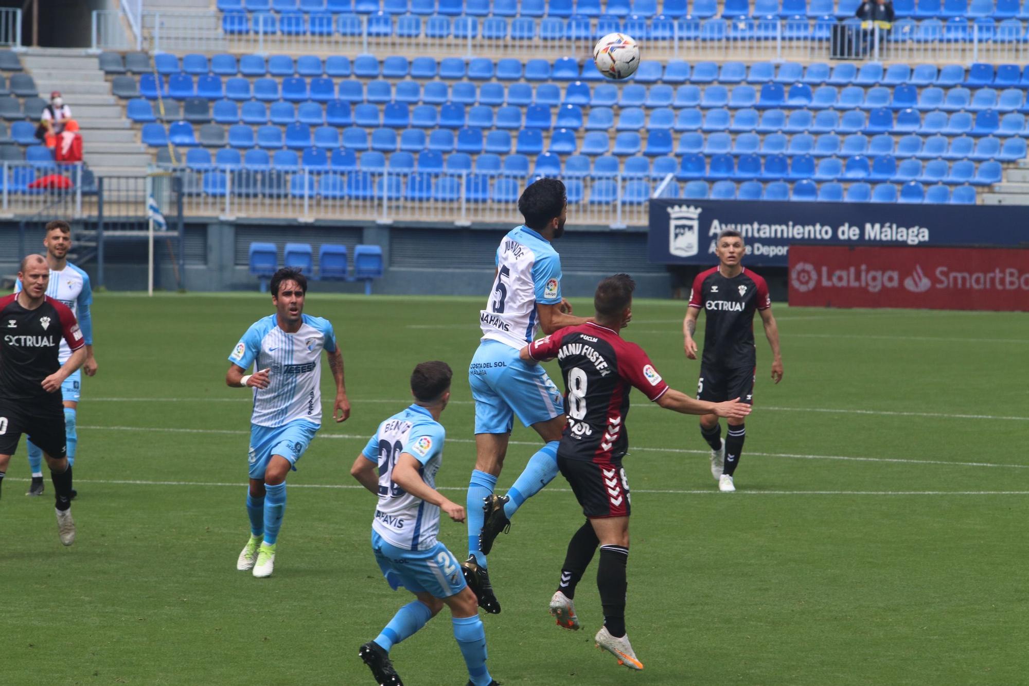 Las imágenes del Málaga CF - Albacete Balompié de LaLiga SmartBank