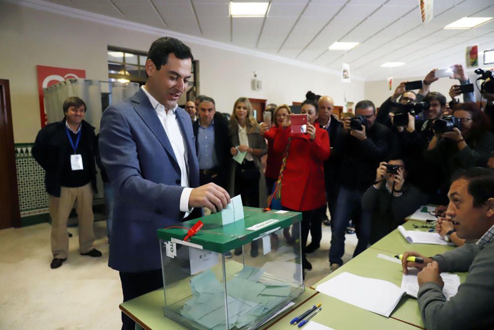 Las elecciones andaluzas, en imágenes